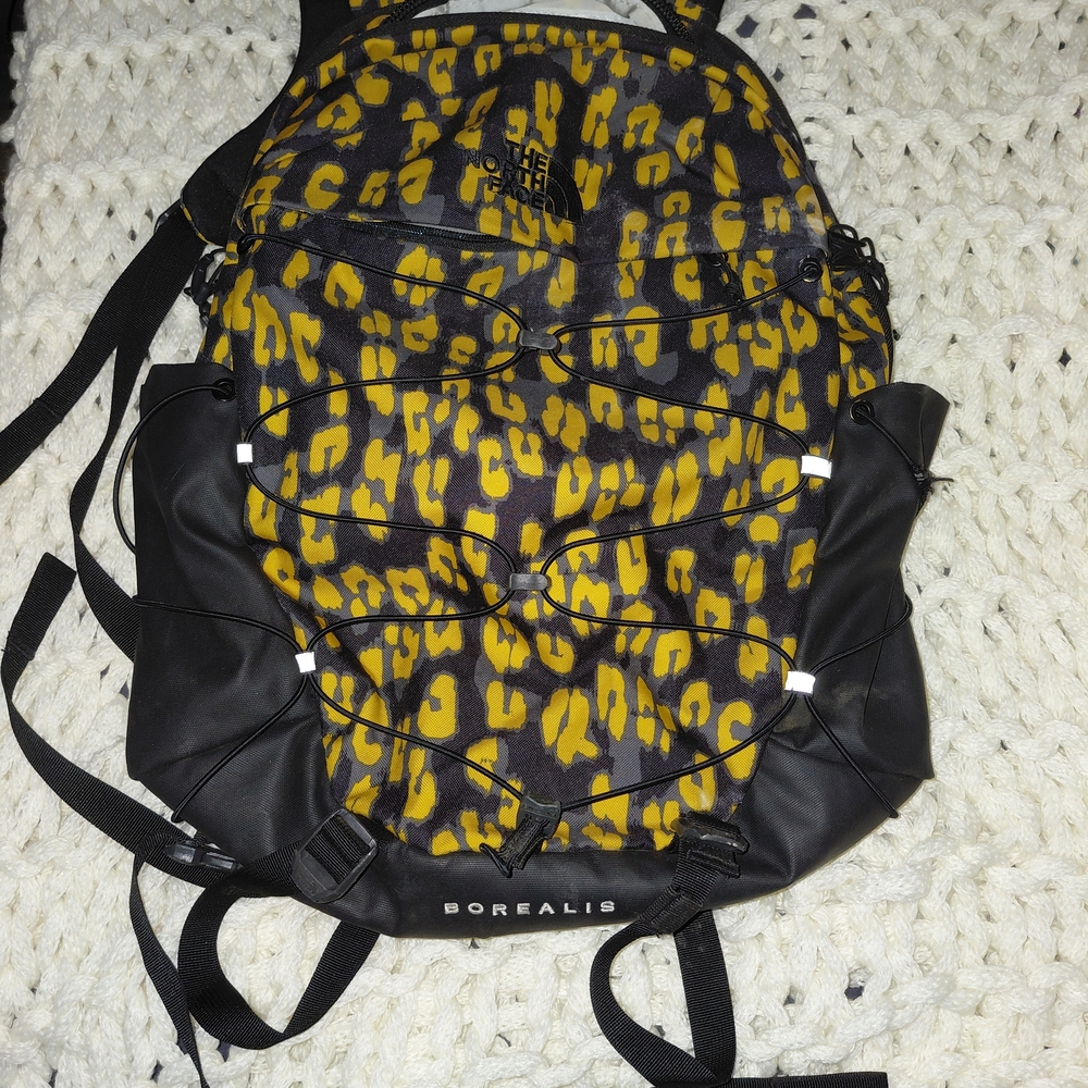 The North Face Black and Yellow Backpack